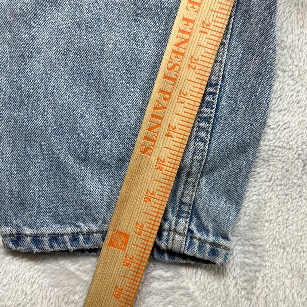 Levi's 550 Tapered Leg Jeans Womens 16 Blue Denim Relaxed Fit Classic - 33X27 - Picture 6 of 16